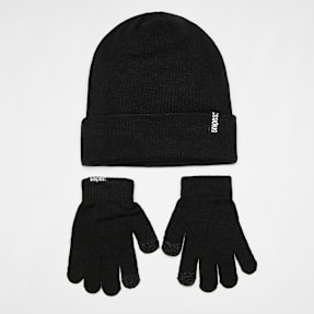 Nike Woven Label Basic Junior Knit Set black czarny