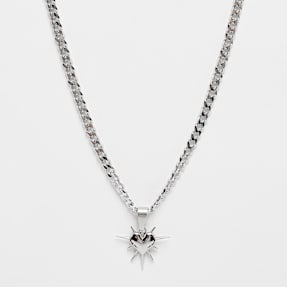 fainz Spike Heart Chain silber