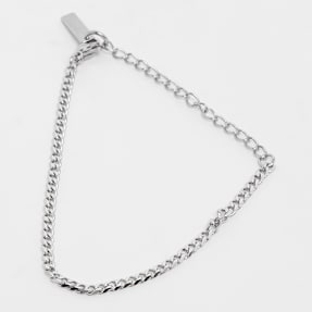 fainz Tiny Cuban Bracelet silber