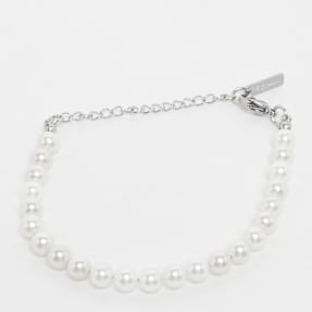 fainz Pearl Bracelet weiß