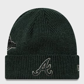 New Era Beanie WS Patch MLB Atlanta Braves zielony