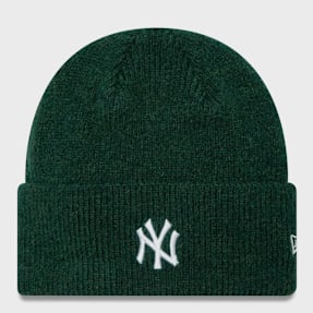 New Era Female Wide Cuff Beanie MLB New York Yankees zielony