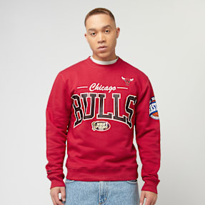 Mitchell & Ness NBA Chicago Bulls There & Back Fleece Crew rosso