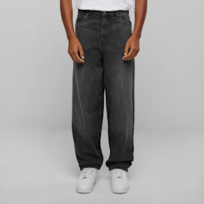 Urban Classics Heavy Ounce Baggy Fit Jeans czarny