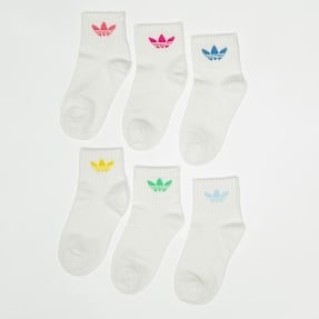 adidas Originals 6 PACK - adicolor Trefoil Ankle Socken Kids multicolor