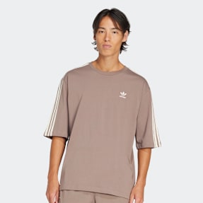 adidas Originals Oversized T-shirt brązowy