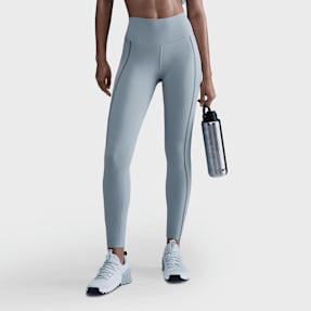 Nike   One Fitted High-Rise Leggings bleu