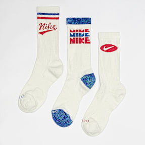 Nike   3 PACK - Everyday Plus Crew Lifestyle 144 weiß