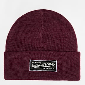 Mitchell & Ness Branded Patch Logo Beanie rood