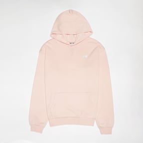 New Balance French Terry Small Logo Hoodie lichtroze