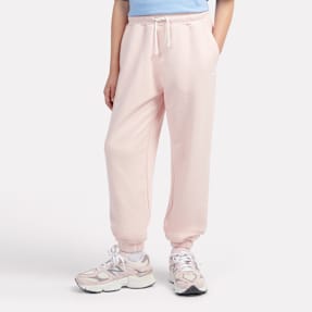 New Balance French Terry Small Logo Jogger różowy