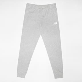 New Balance French Terry Stacked Logo Jogger grijs
