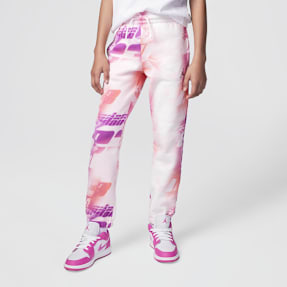 Jordan Triple Team All Over Print Pants rosa