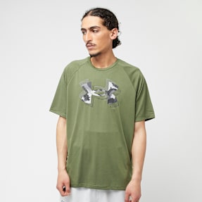 Under Armour Tech Print Fill Short Sleeve Tee groen