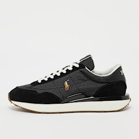 Polo Ralph Lauren Train 89 Suede-Paneled Sneaker schwarz