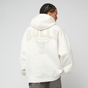 Mitchell & Ness NBA Elite Neutrals Oversized Hoodie Chicago Bulls blanco