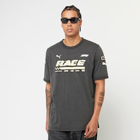 PUMA F1 Graphic Ringer Tee grau