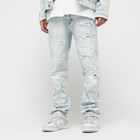 Smoke Rise Vintage Rip & Repair Jeans niebieski
