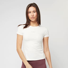 New Balance Logo Fitted T-Shirt wit