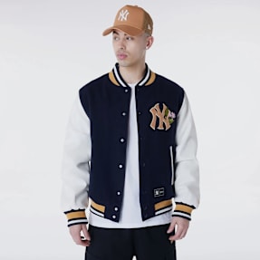New Era MLB Floral Varsity Jacket New York Yankees azul