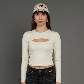 SNIPES S Cube Cut Out Longsleeve beige