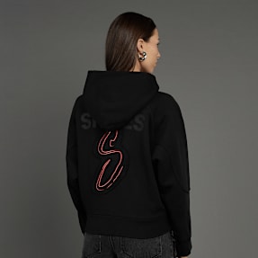 SNIPES Snipes S Patch Oversized Hoodie zwart