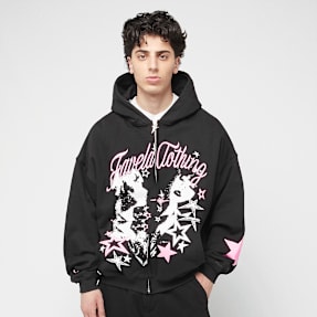 FAVELA Woman Star Frontzip noir