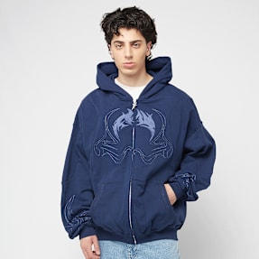 FAVELA Italic Embroidery Frontzip bleu