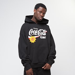 Upscale by Mister Tee Coca Cola Refreshed Oversize Hoodie czarny
