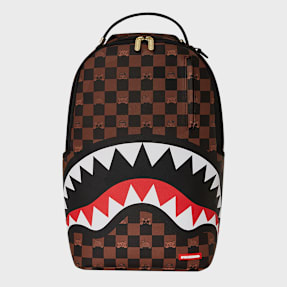 SPRAYGROUND Peeking Character Check Backpack brown brun
