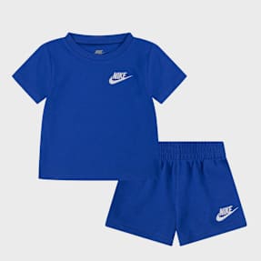 Nike   Club Low Brand Read Knit Short Set blau