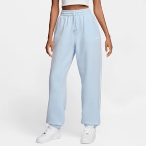 Nike   Sportswear Phoenix Fleece High Raised Oversize Pant bleu