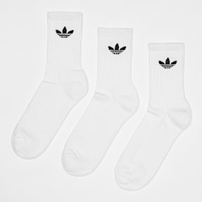 adidas Originals adicolor Trefoil Crew Socks (3 Pack) biały
