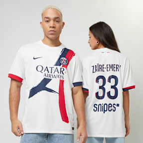 Nike   Zaïre-Emery / No. 33 / PSG Nike Away Stadium 2024/25  wit
