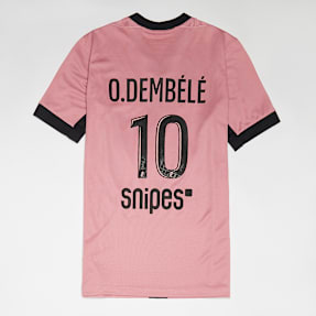 Jordan Dembélé / No. 10 / PSG Jordan Kids Third Stadium 2024/25  lichtroze
