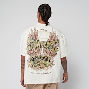 Smoke Rise Tapestry Graphic T-Shirt beige