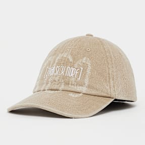zəяo si:x nœf Primary Logo Washed Baseball Cap beż