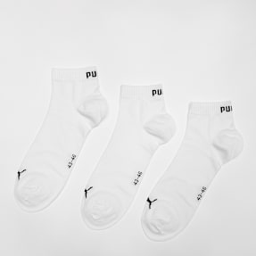 PUMA 3 PACK - Quarter Sock blanc