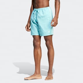 adidas Originals 3 paski szorty kąpielowe niebieski