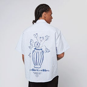 Another Cotton Lab Oversized Short Sleeve Shirt bleu