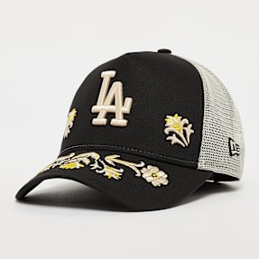 New Era A-Frame Trucker Floral Icon Los Angeles Dodgers zwart