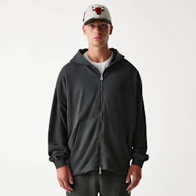New Era NBA Washed Full Zip Chicago Bulls czarny