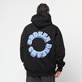 DropSize Heavy Oversize Broken Dreams Circle Hoodie czarny