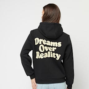 Miss Tee Dreams Over Reality Ladies Fluffy Hoody czarny