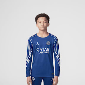 Jordan PSG Nike Dri-Fit Jersey Shortsleeve Stadium Fourth blauw
