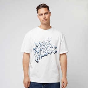 Mister Tee Good Vibez Chrome Oversize Tee biały