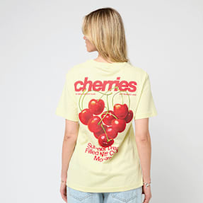 Miss Tee Cherrie Lovers Tee żółty