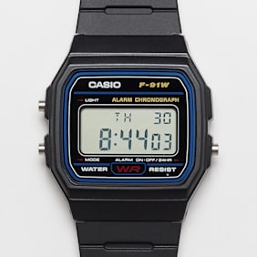 CASIO Casio Watch F-91W-1YEG schwarz