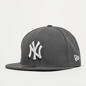 New Era Fitted-Cap 59Fifty Basic MLB New York Yankees grijs