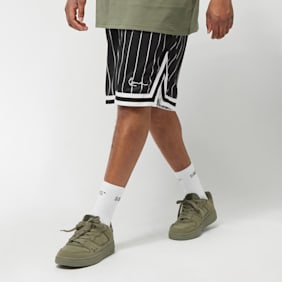 Karl Kani Small Signature Pinstripe Mesh Shorts noir